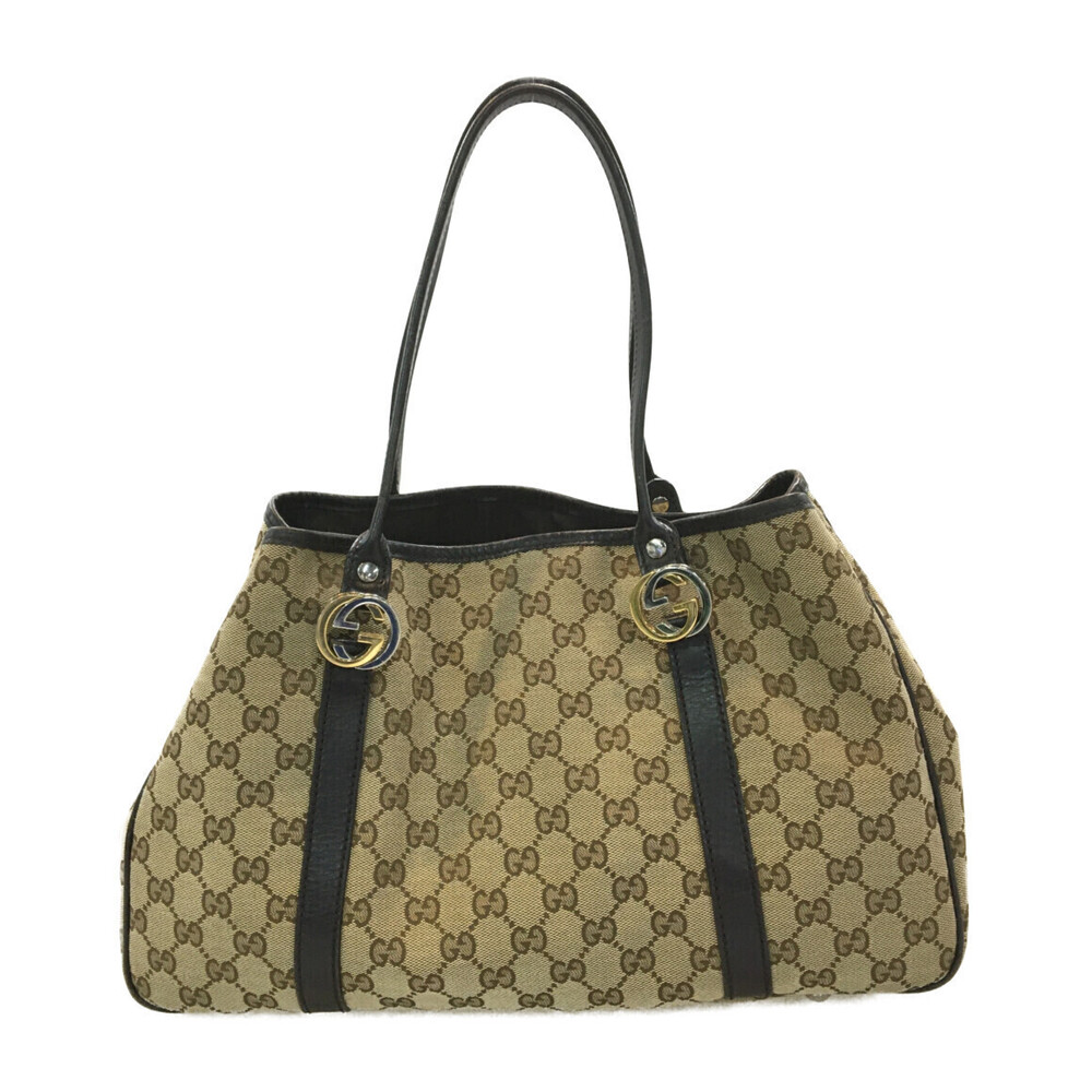 Gucci GG Twins tote bag beige black GG